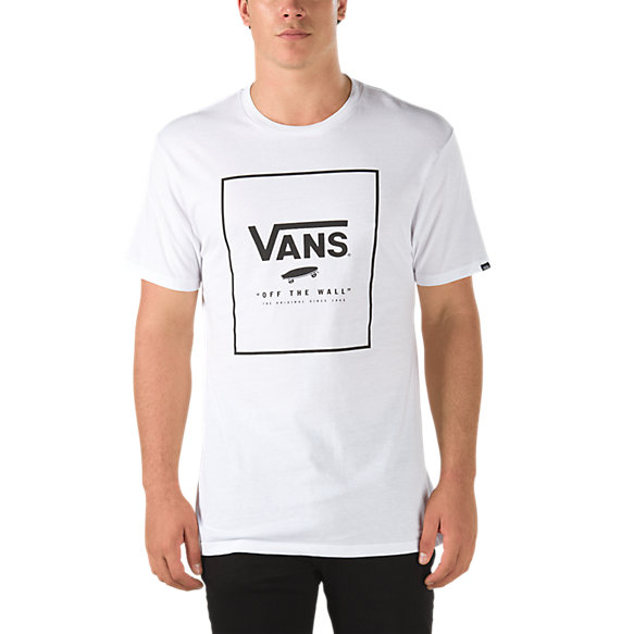 vans white tee